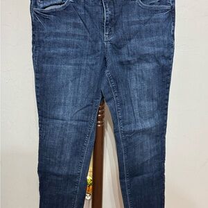 Laurie Felt Dark Blue Girlfriend Jeans